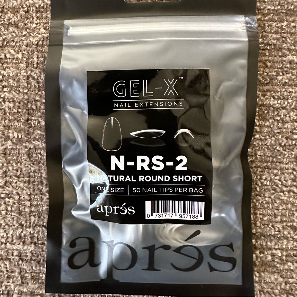 Natural Round Short Refill (50 tips per bag) N-RS-2